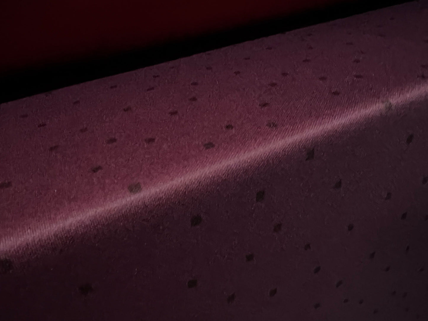 Printed Marcella Scuba Spandex Jersey Stretch Fabric, Per Metre - Squares print - plum