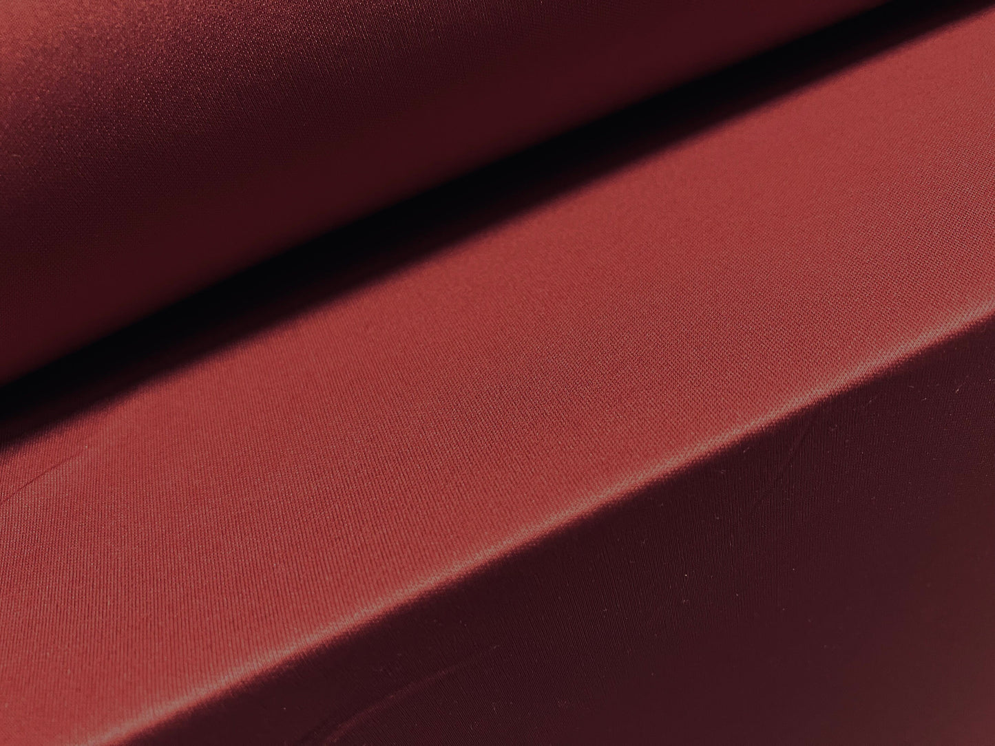 Single jersey polyester fabric - 60 inches wide - plain - Red terracotta