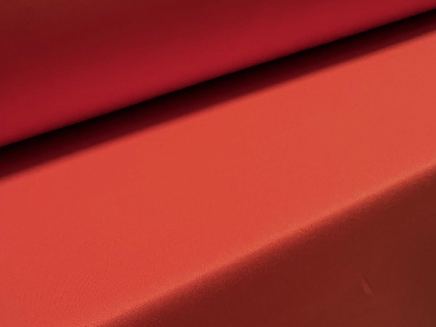 Scuba stretch spandex double jersey neoprene style fabric, per metre - plain - cherry tomato orange