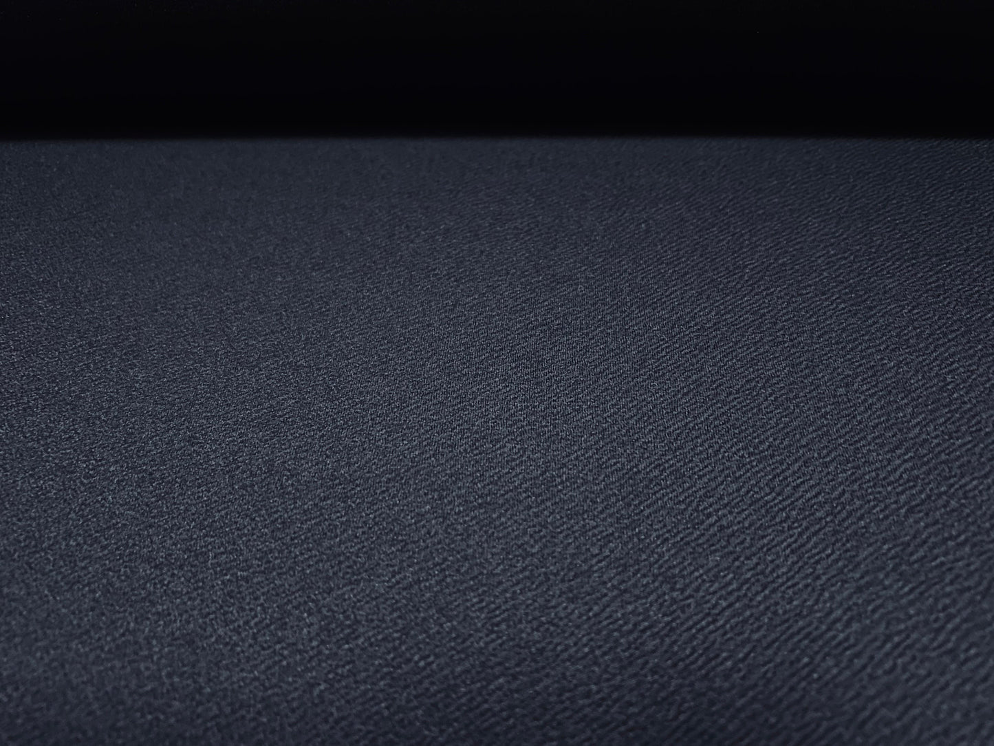 Liverpool textured scuba stretch spandex jersey fabric, per metre - plain - navy blue