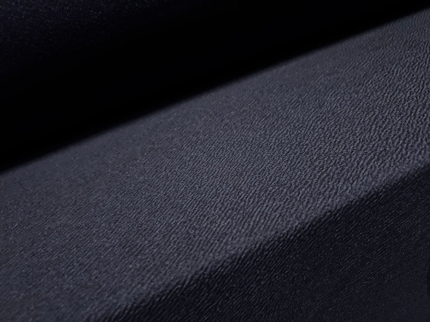 Liverpool textured scuba stretch spandex jersey fabric, per metre - plain - navy blue