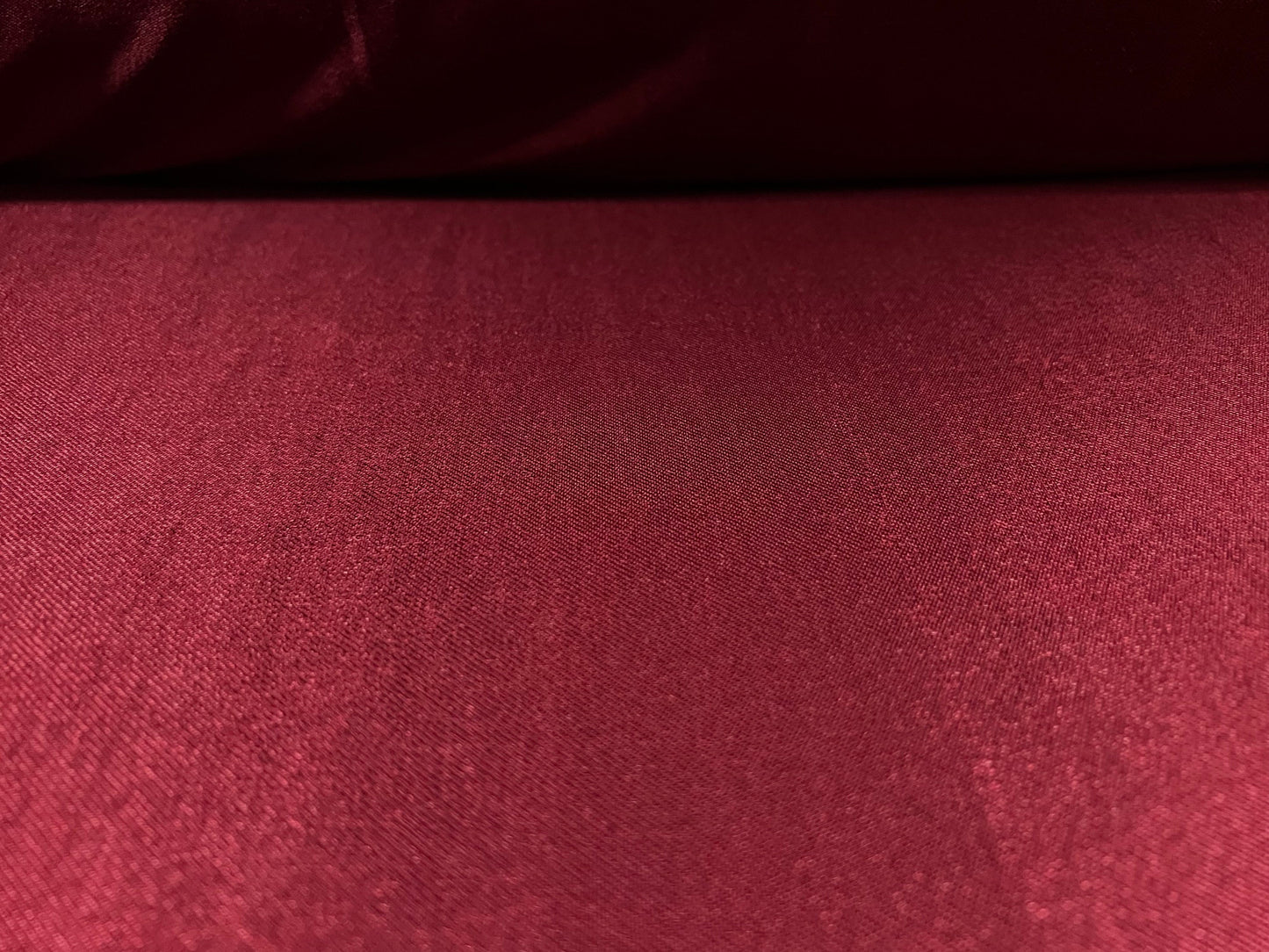 Stretch spandex satin single jersey fabric, per metre - plain - wine