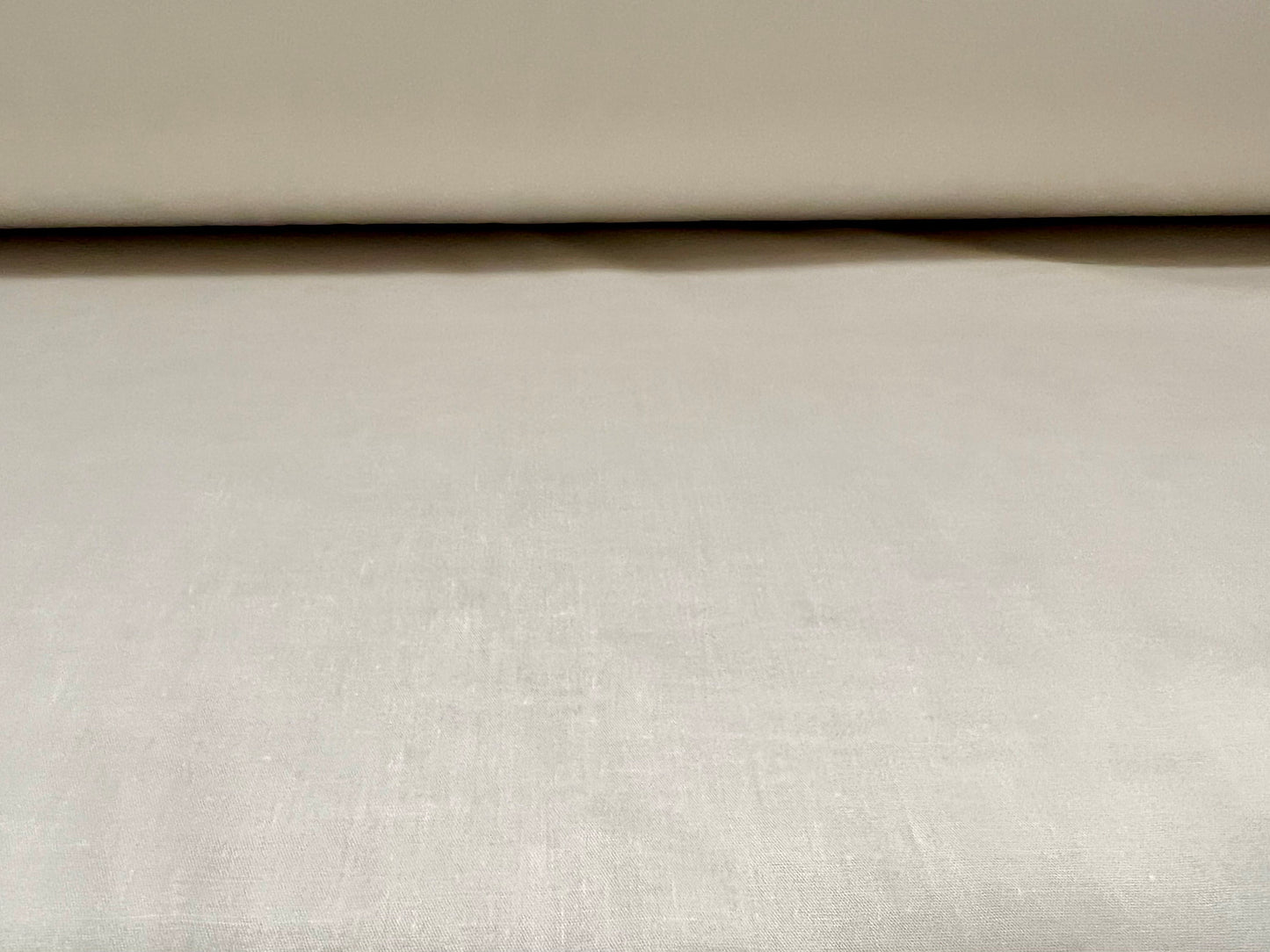 Cotton spandex stretch plain woven shirt blouse fabric, per metre - white