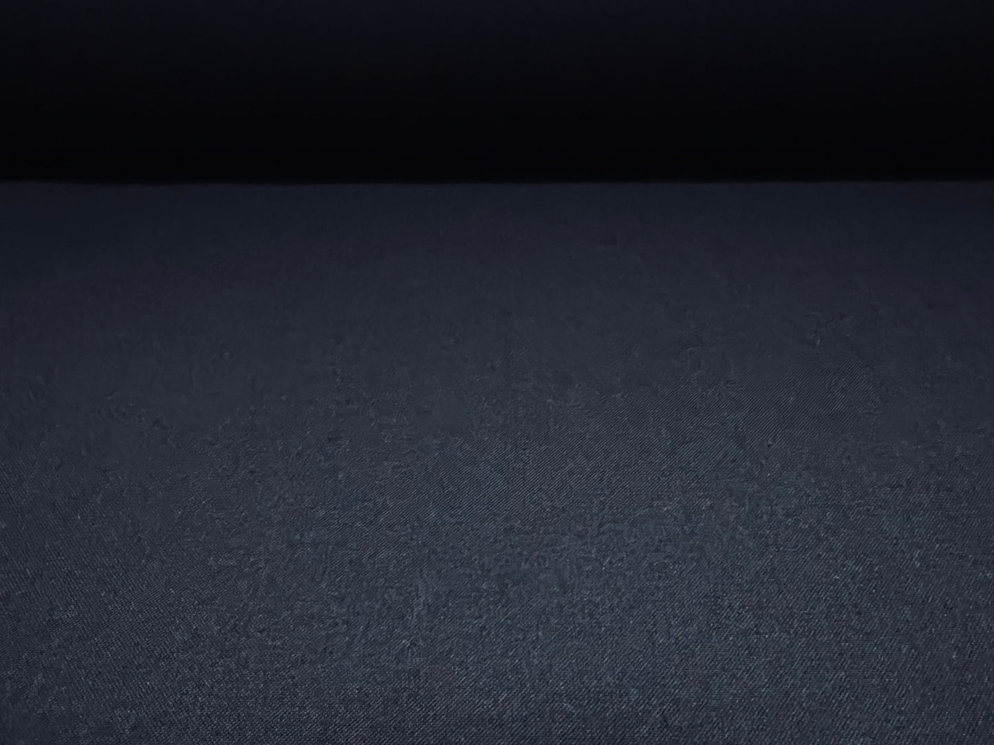 Plain weave gabardine suiting fabric, per metre - navy blue