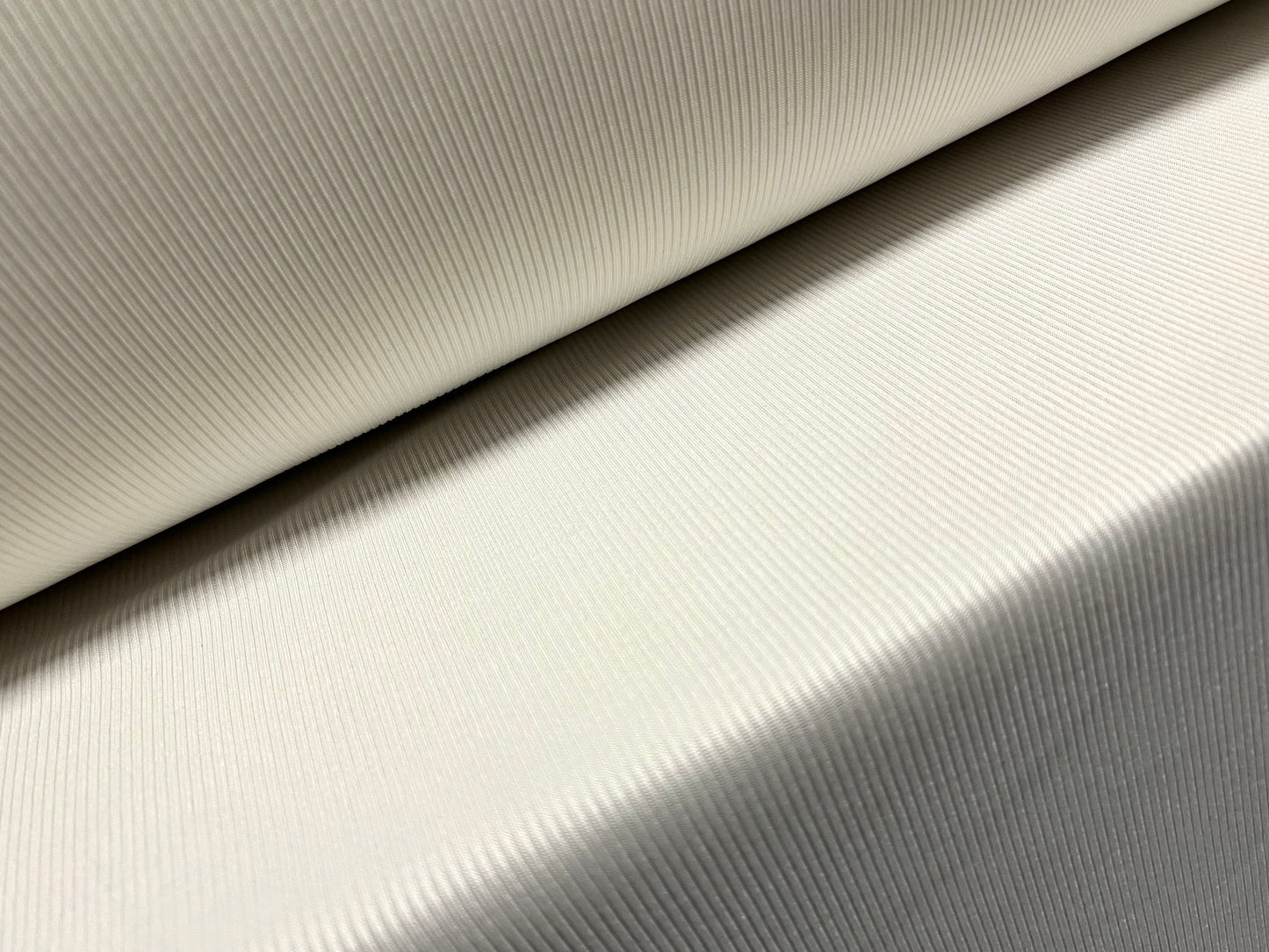 Stretch spandex rib bodycon jersey fabric, per metre - plain - ivory