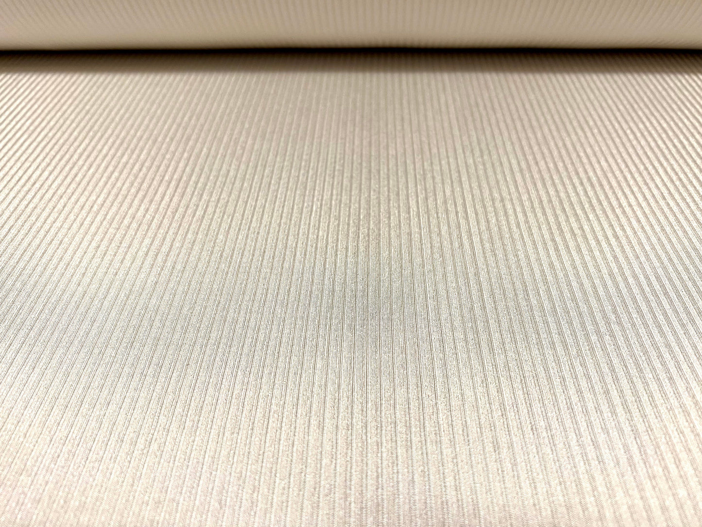 Spandex fine rib jersey fabric, per metre - plain - ivory white