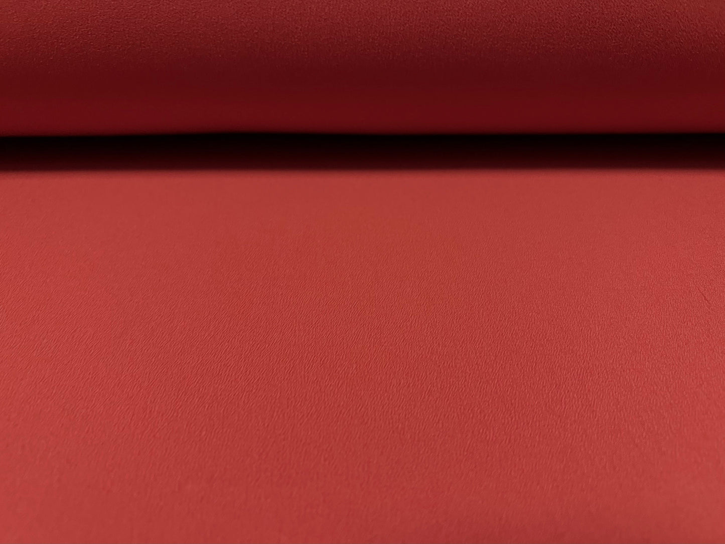 Woven microfibre technical fabric, per metre - plain - coral