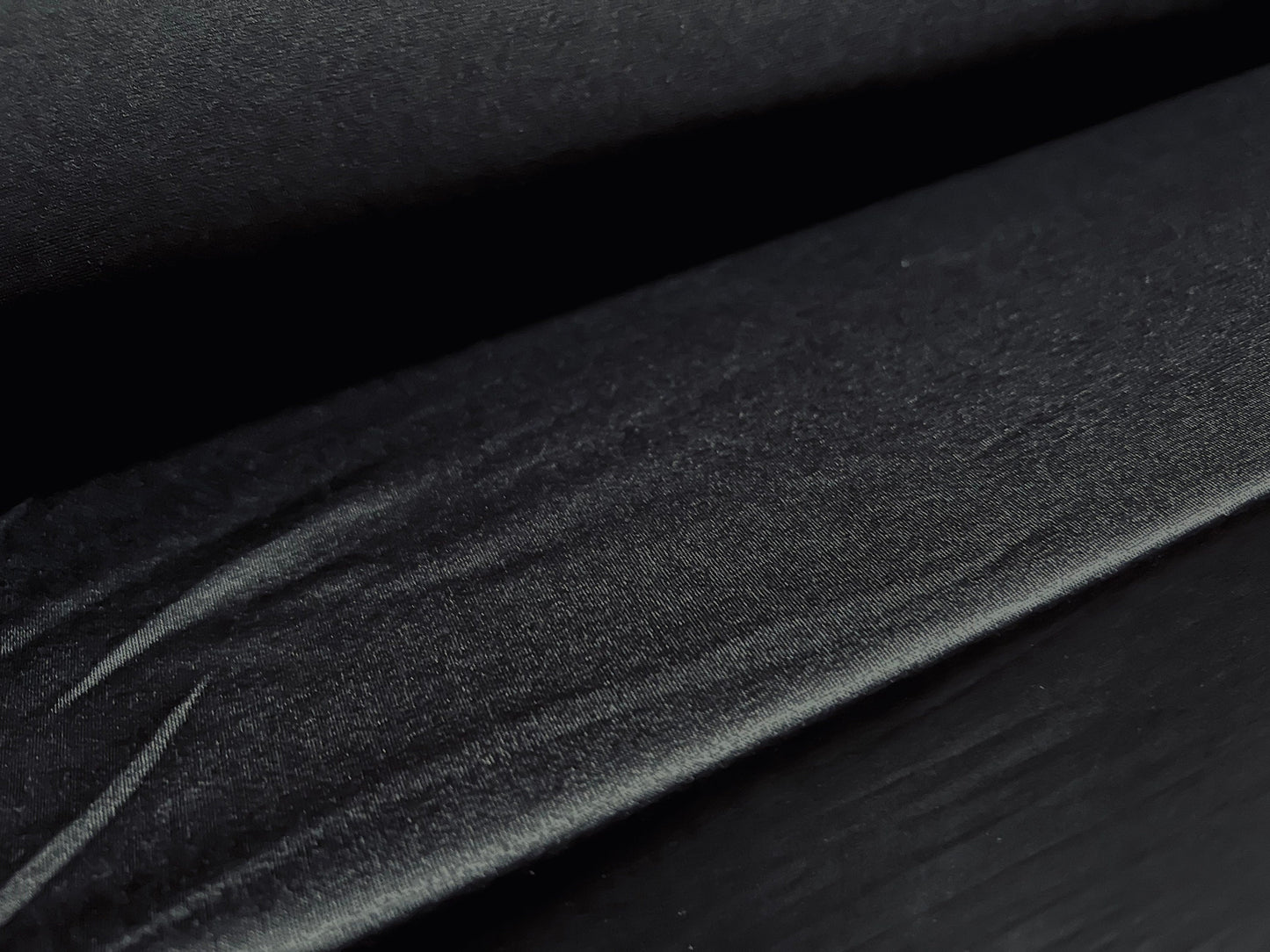 Ciré wet look coated stretch spandex jersey fabric, per metre - plain - black