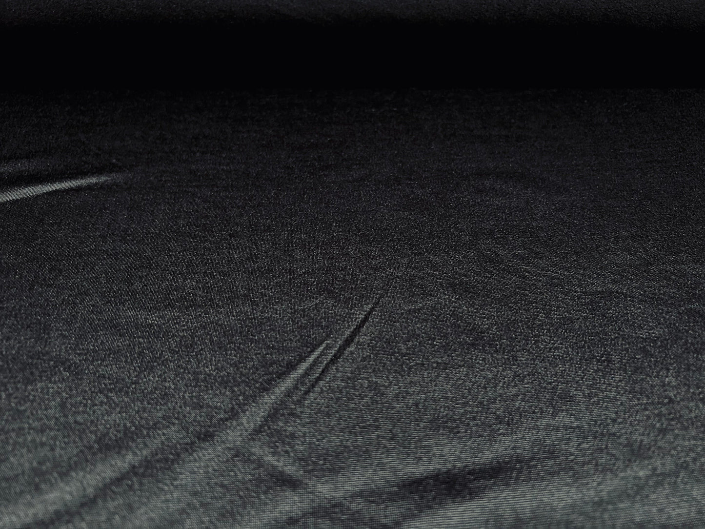 Ciré wet look coated stretch spandex jersey fabric, per metre - plain - black
