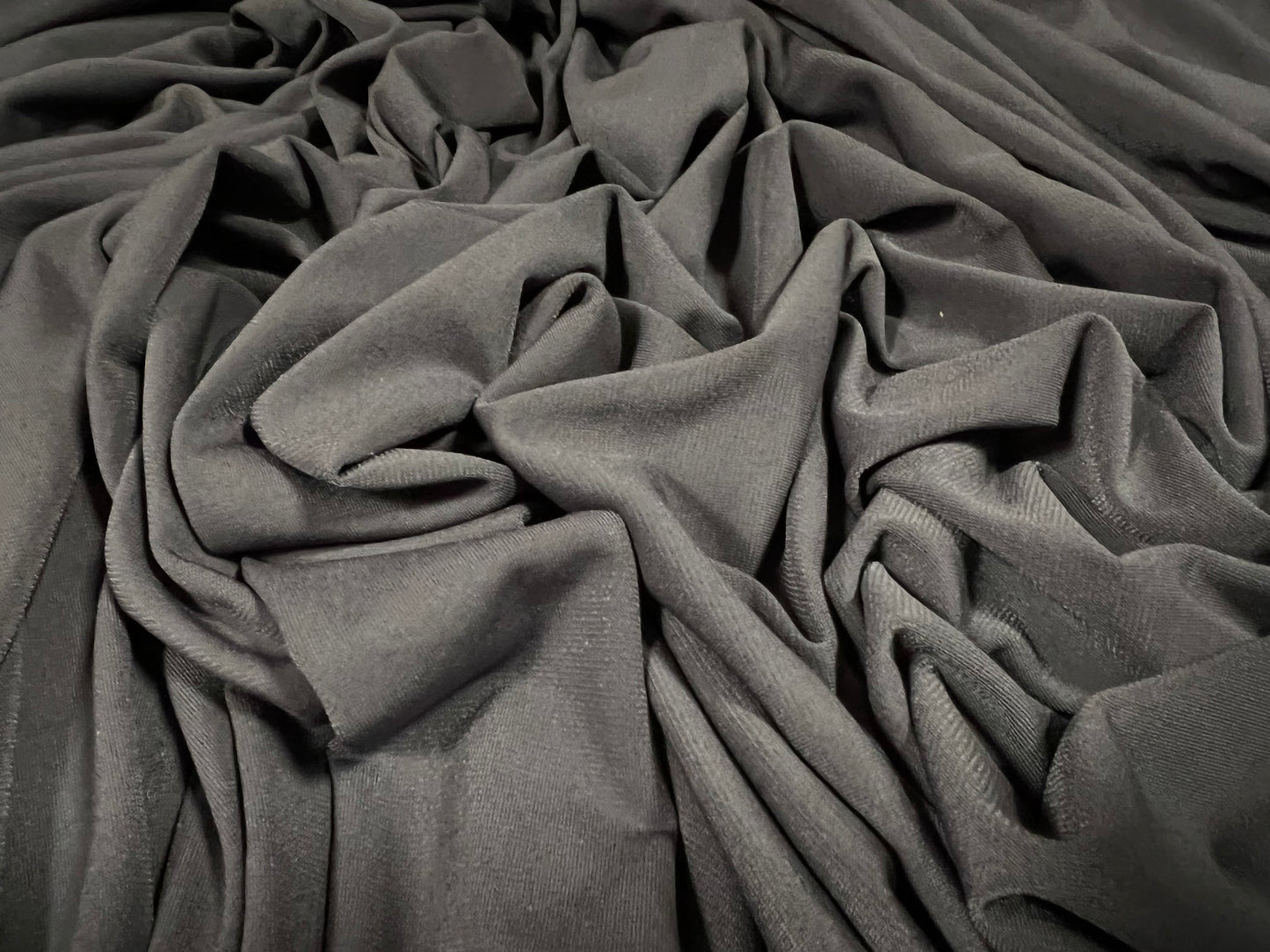 ITY Spandex stretch Jersey fabric, per metre - plain - Grey