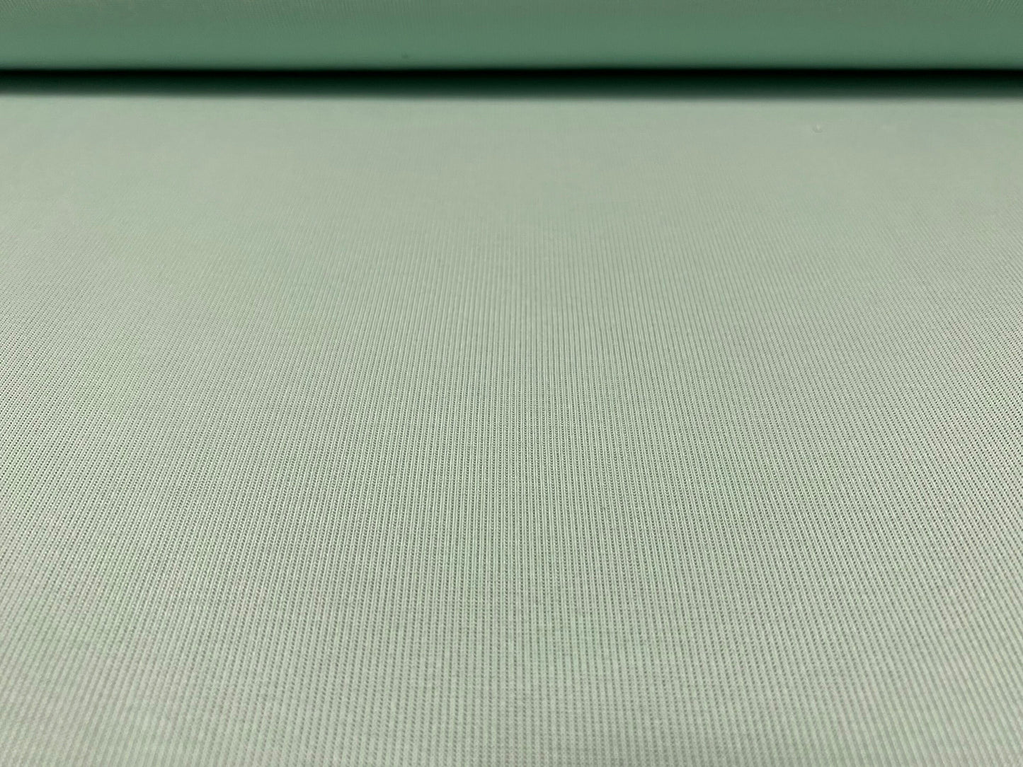 Fine rib jersey knit fabric, per metre - Plain - spearmint green