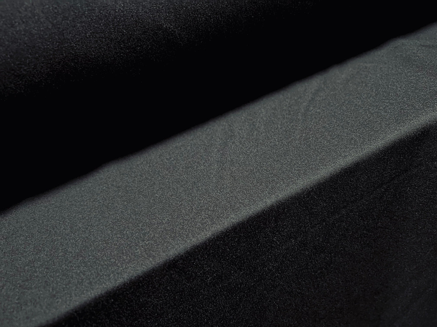 Barcelona smooth stretch woven dress fabric, per metre - plain - black