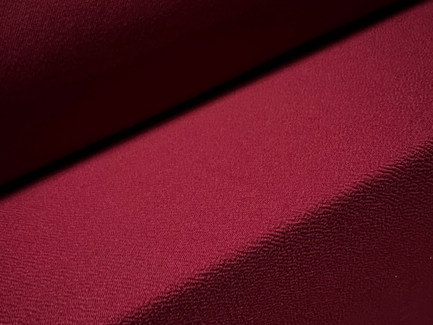 Valentino crepe spandex jersey fabric - similar to scuba - per metre - plain - wine