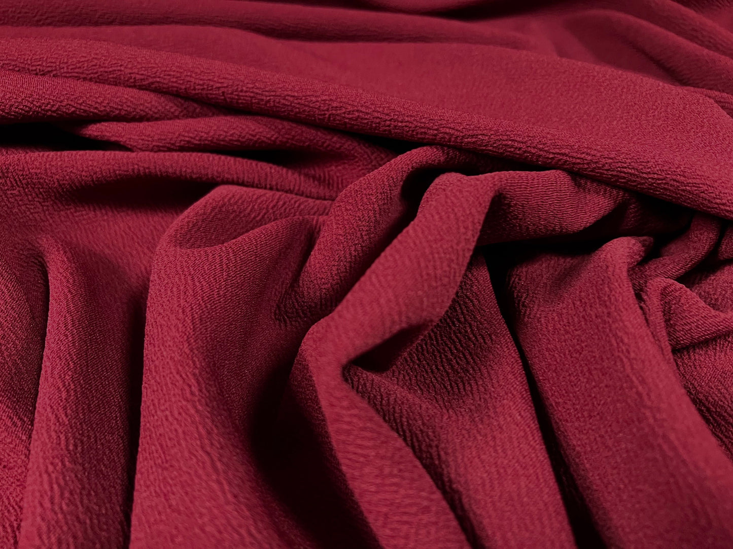 Valentino crepe spandex jersey fabric - similar to scuba - per metre - plain - wine