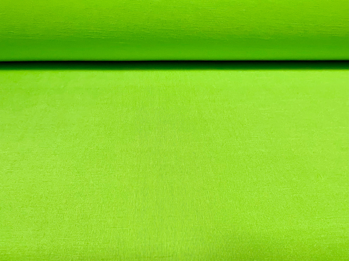 Finely textured stretch spandex single jersey fabric, per metre - plain - fluorescent green