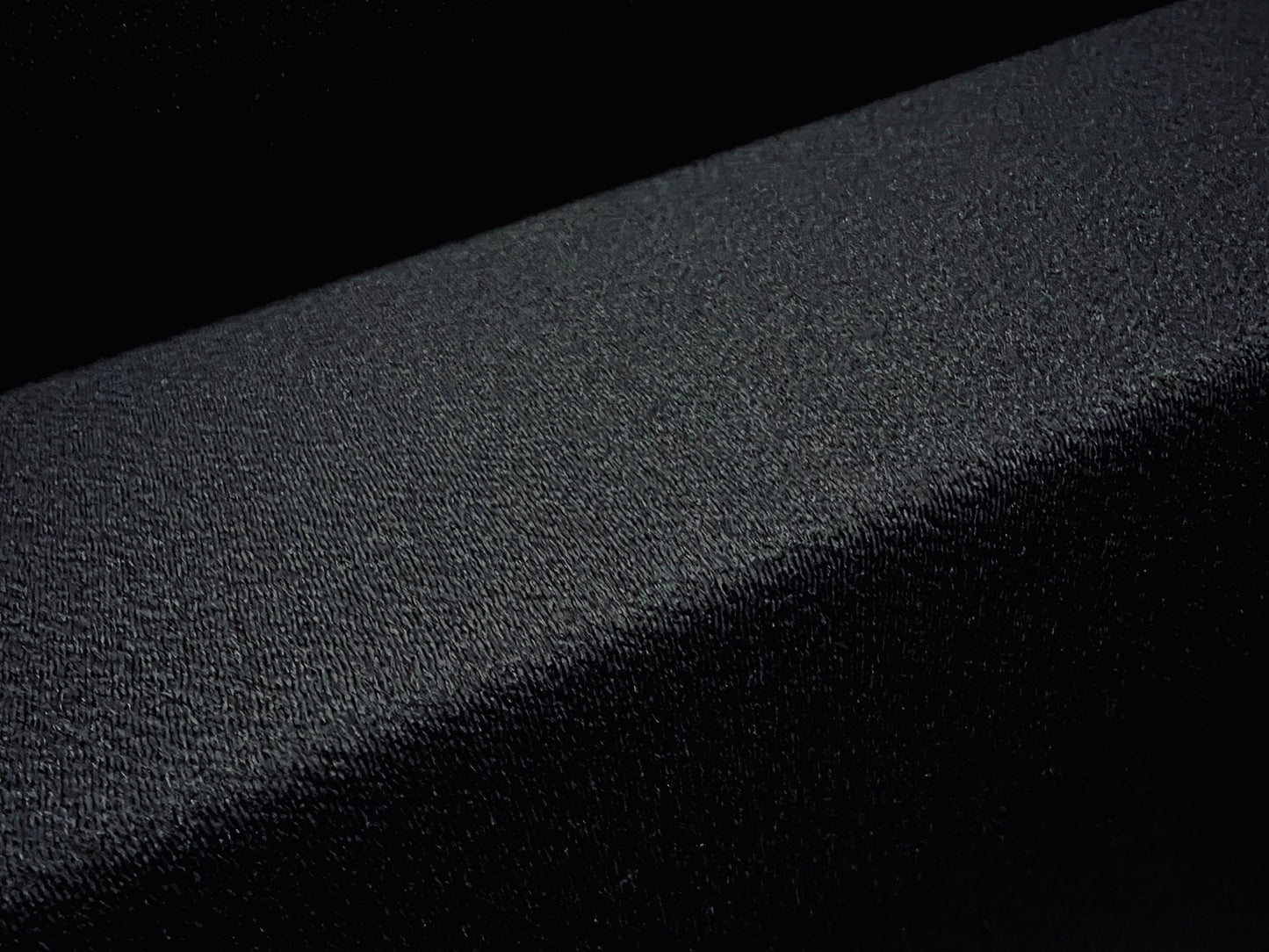 Valentino crepe spandex jersey fabric - similar to scuba - per metre - plain - black