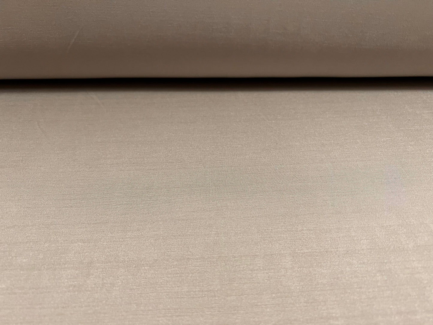 Finely textured stretch spandex single jersey fabric, per metre - plain - Bath stone