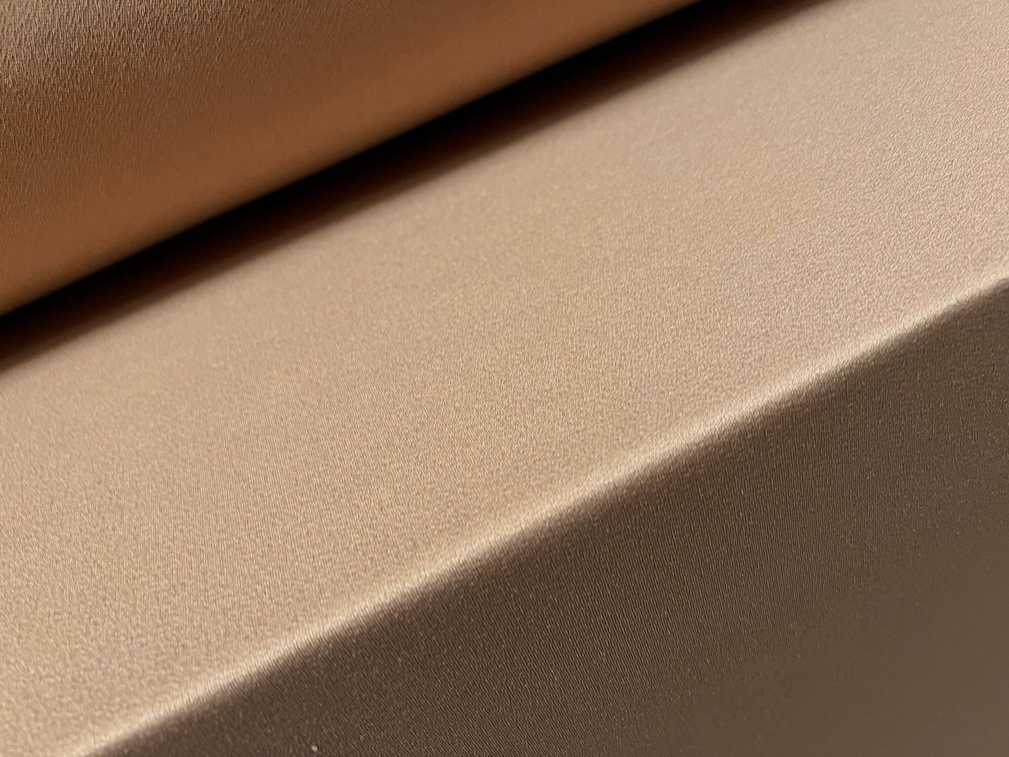 Spandex crepe single jersey stretch fabric, per metre - plain dye - biscuit brown