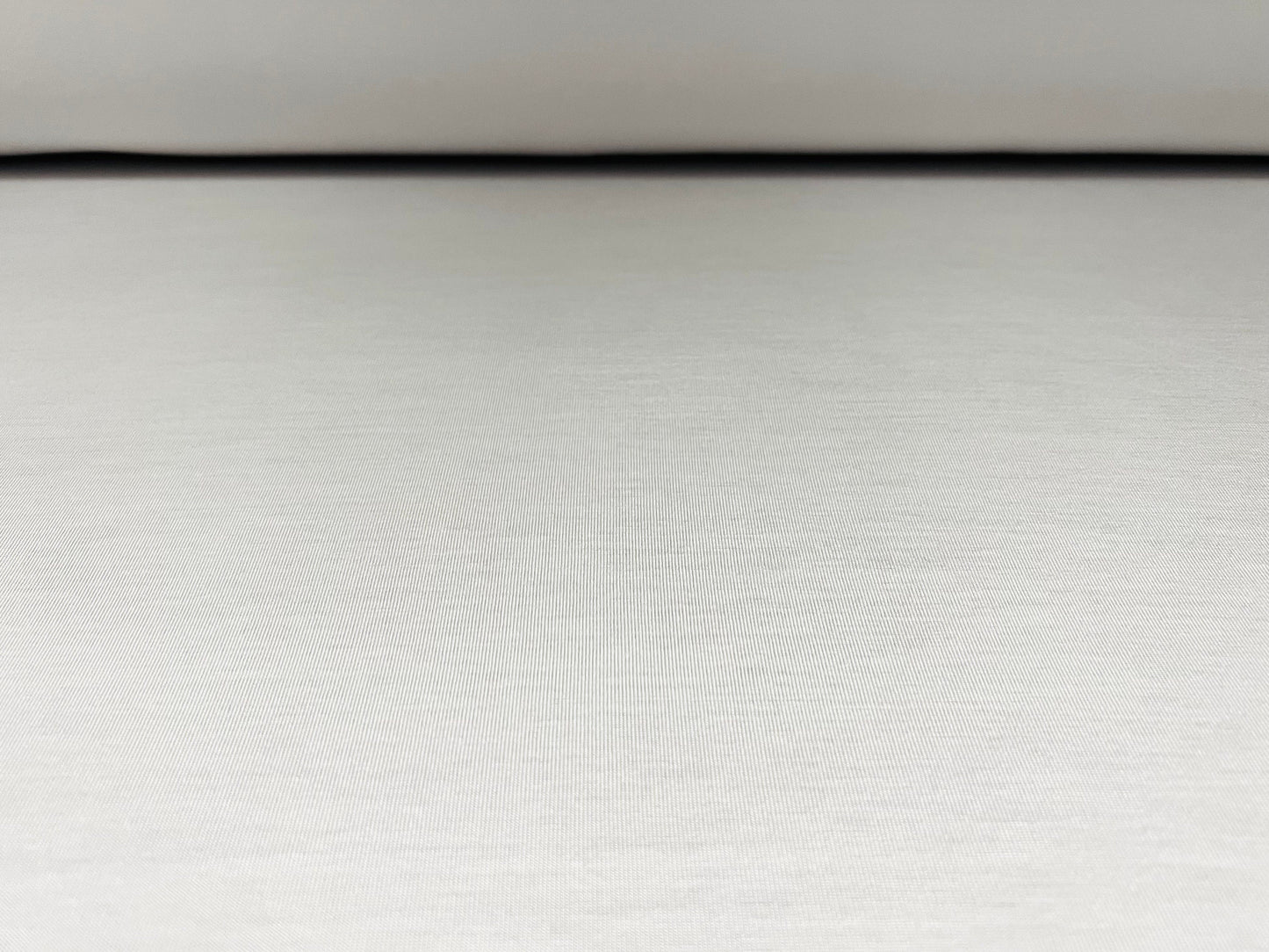 Viscose spandex stretch single jersey fabric, per metre - plain - white