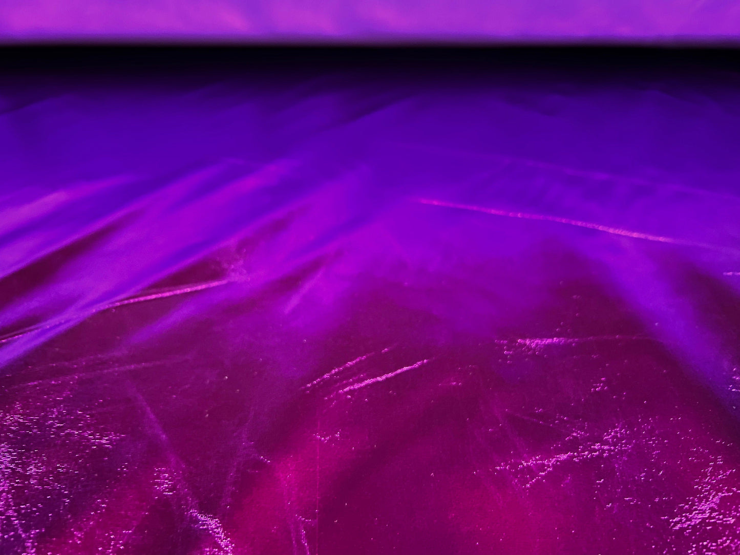 Stretch pvc lamé metallic jersey fabric, per metre - plain - purple