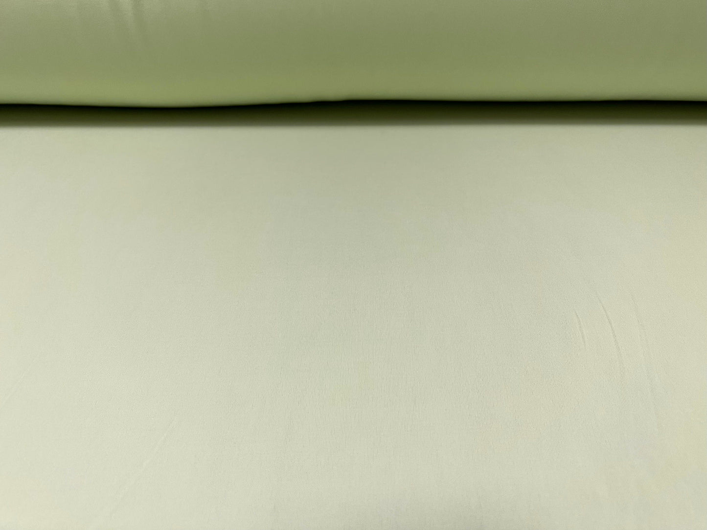 Soft touch stretch spandex single jersey fabric, per metre - plain - light pistachio green