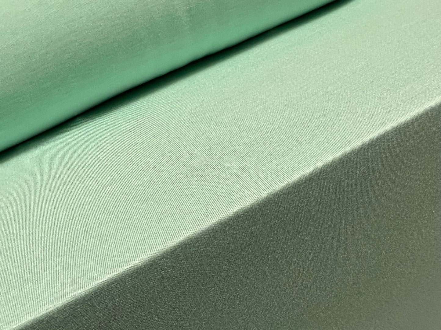 Viscose Spandex stretch single jersey fabric, per metre - plain - mint green