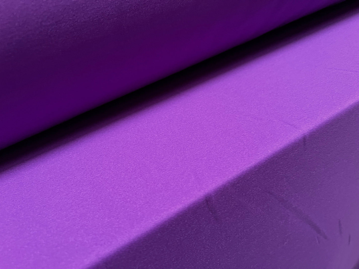 Scuba stretch neoprene style Spandex double jersey fashion fabric, per metre - plain - violet
