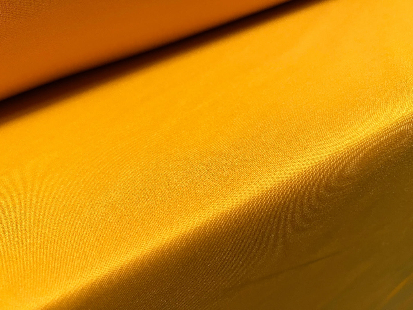 Scuba stretch neoprene style Spandex double jersey fashion fabric, per metre - plain - saffron