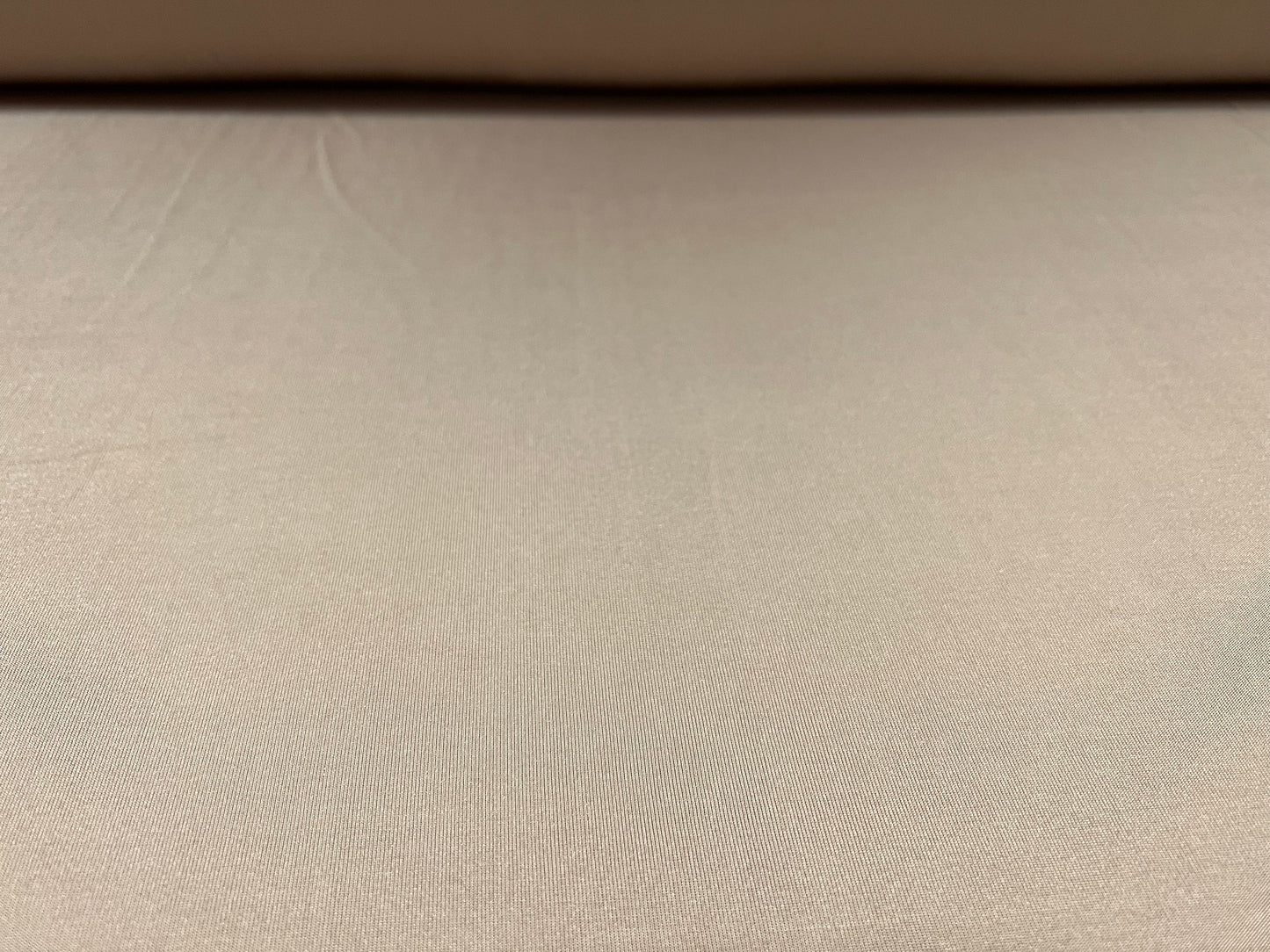 Disco shimmer Spandex stretch jersey fabric, per metre - plain - oyster