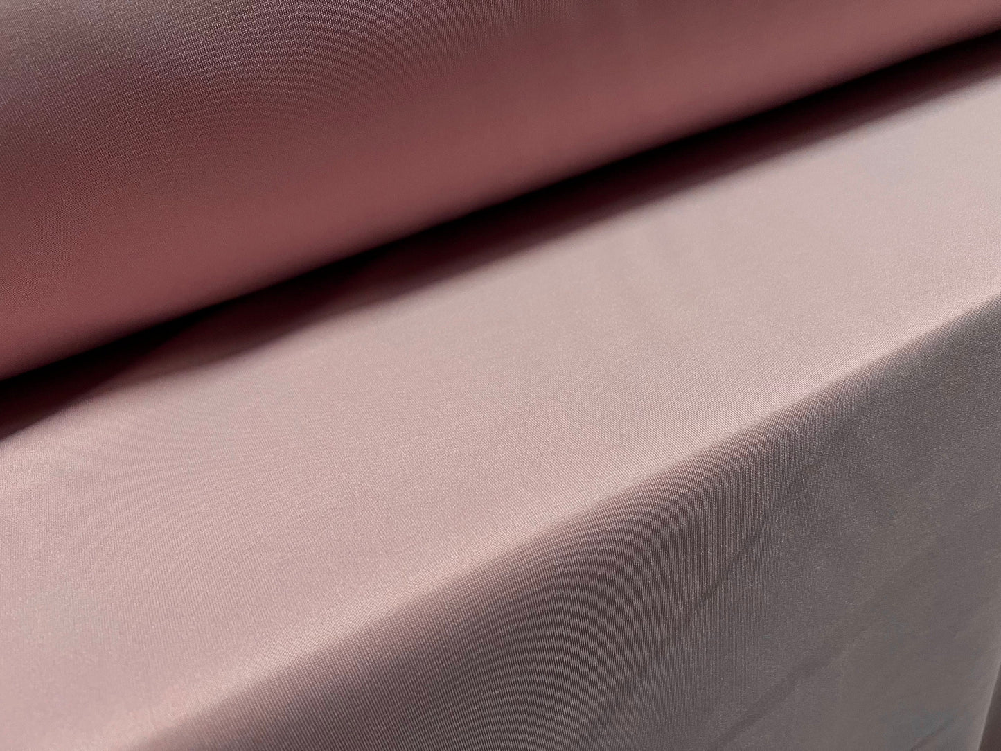 Scuba stretch neoprene style Spandex double jersey fashion fabric, per metre - plain - light mauve