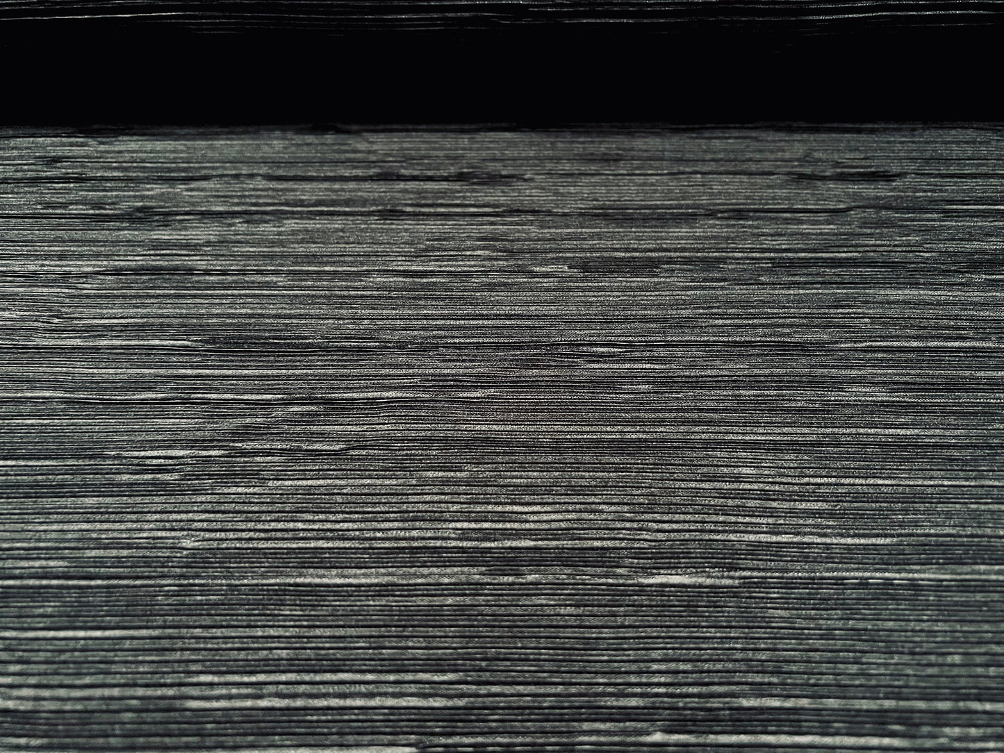 Fine Plissé pleated satin dress fabric, per metre - plain - black
