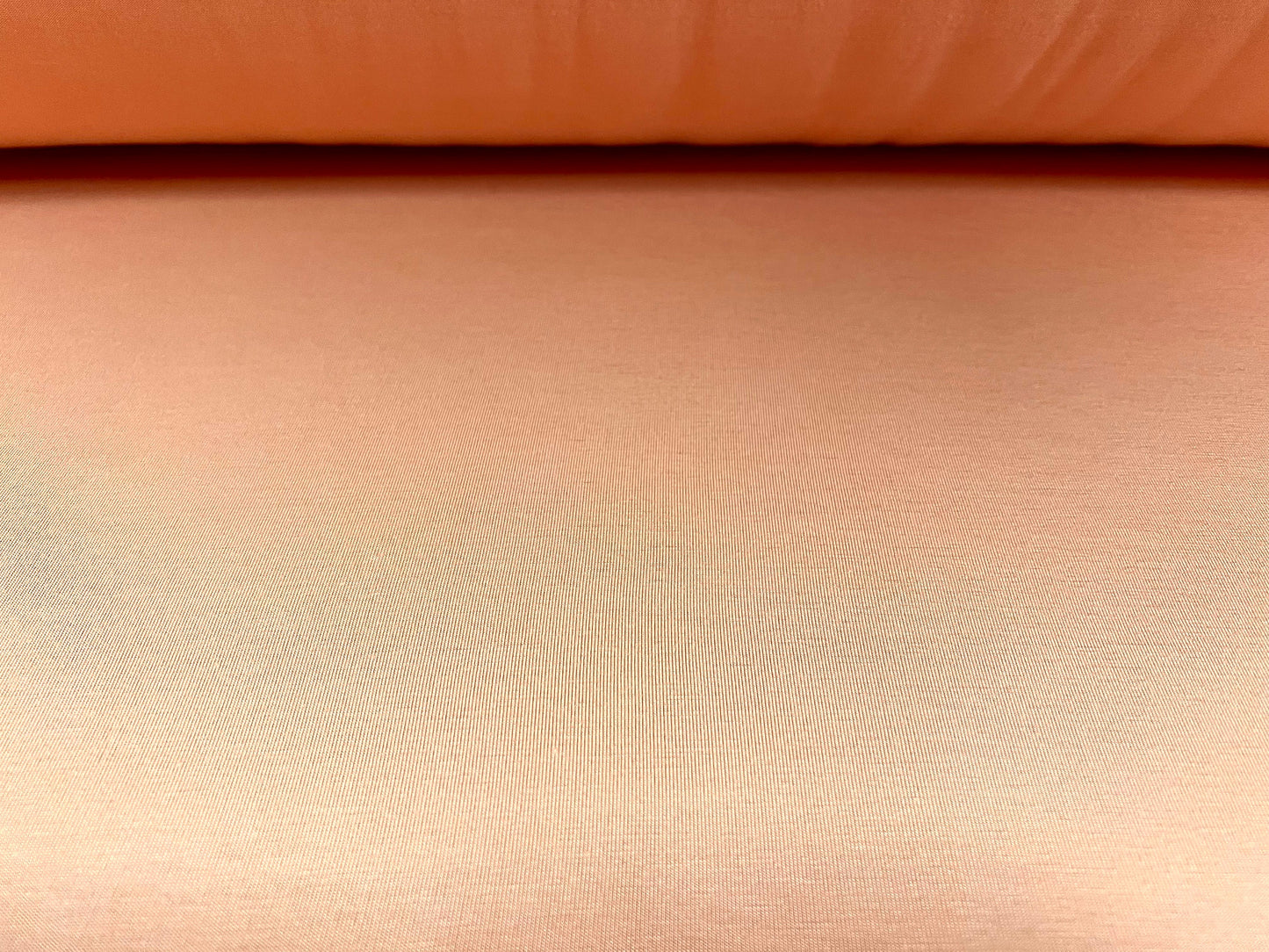 Viscose spandex stretch single jersey fabric, per metre - plain - peachy pink