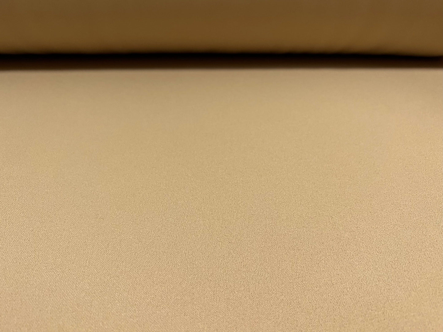 Scuba crepe spandex double jersey fabric, per metre - plain - beige