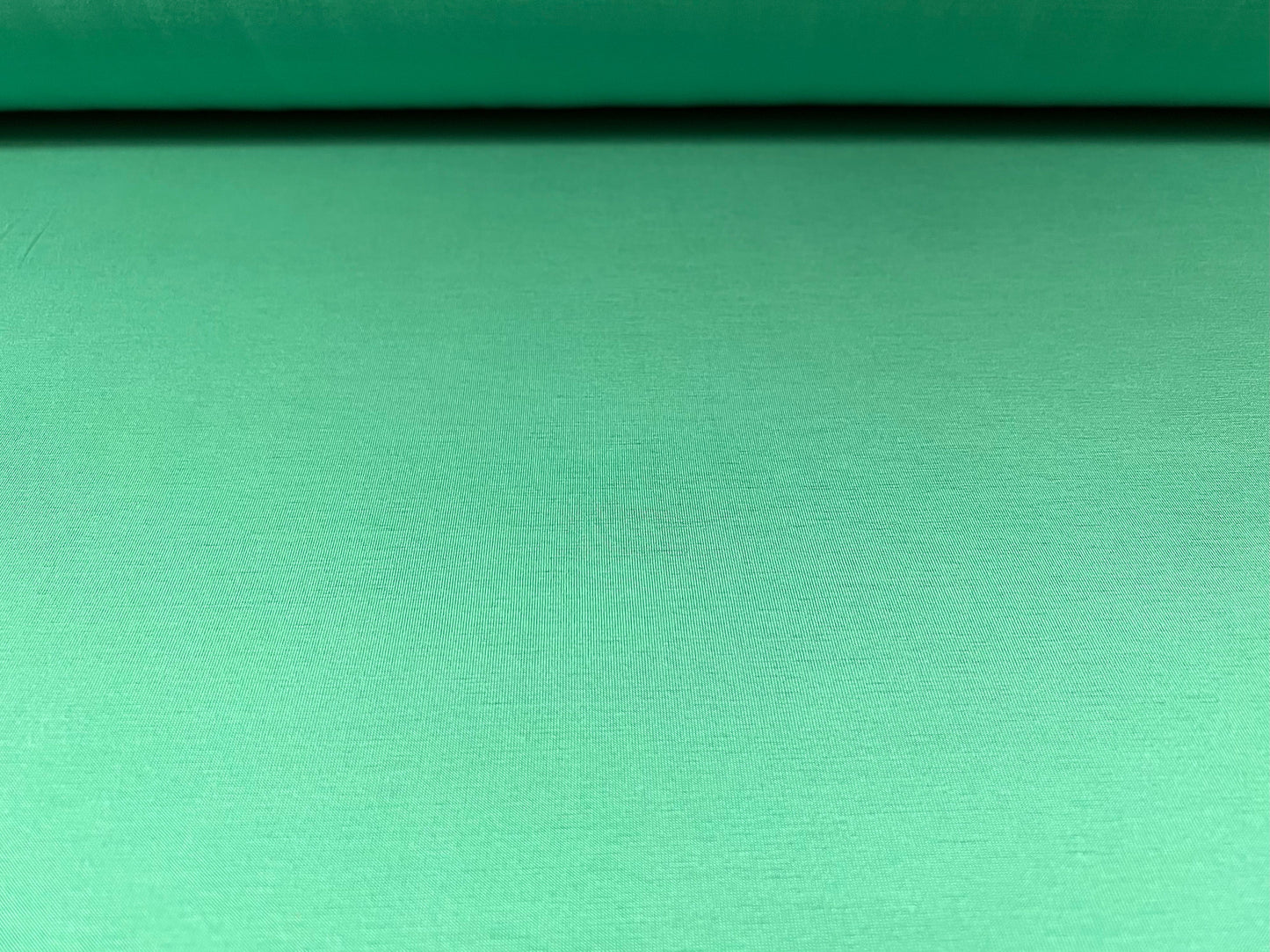 Viscose spandex stretch single jersey fabric, per metre - plain - strong mint green