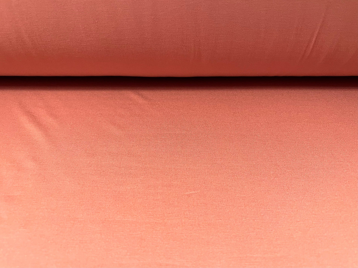 Viscose spandex stretch single jersey fabric, per metre - plain - old rose pink