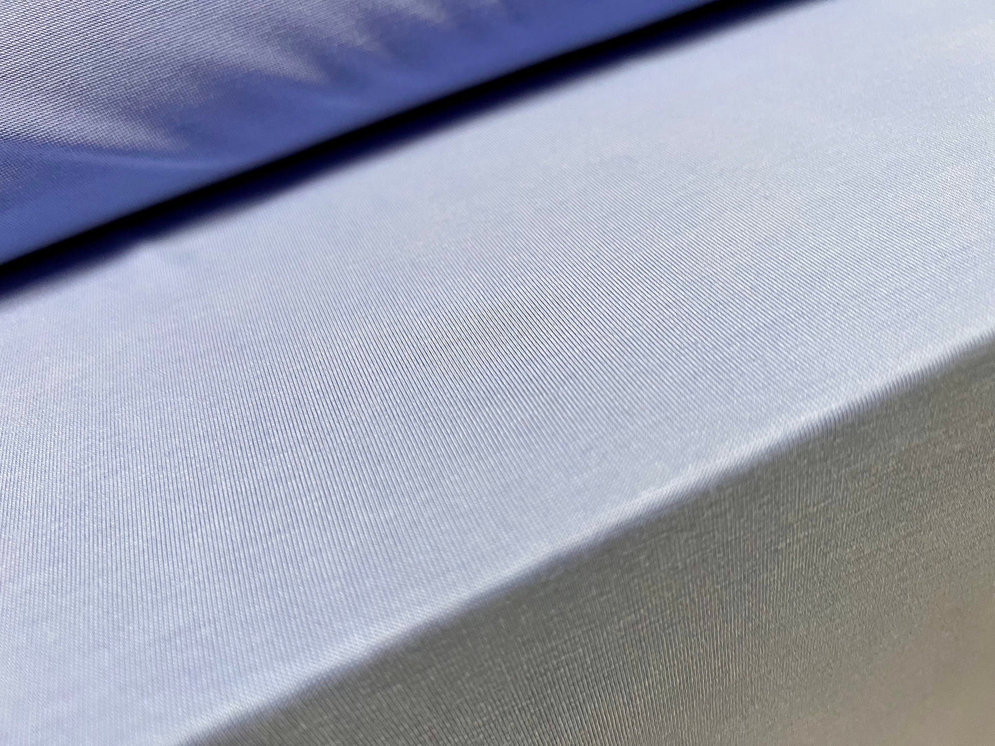 Powder touch single jersey dress fabric with comfort stretch, per metre - plain - Sky blue
