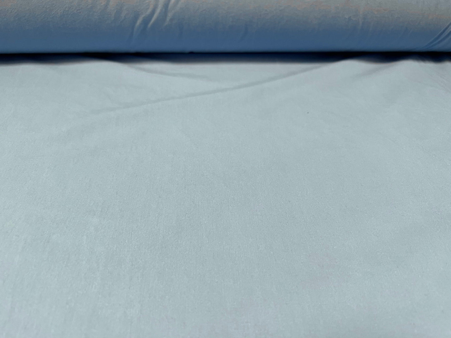 Cotton poplin woven shirt weight fabric, per metre - plain - Sky blue