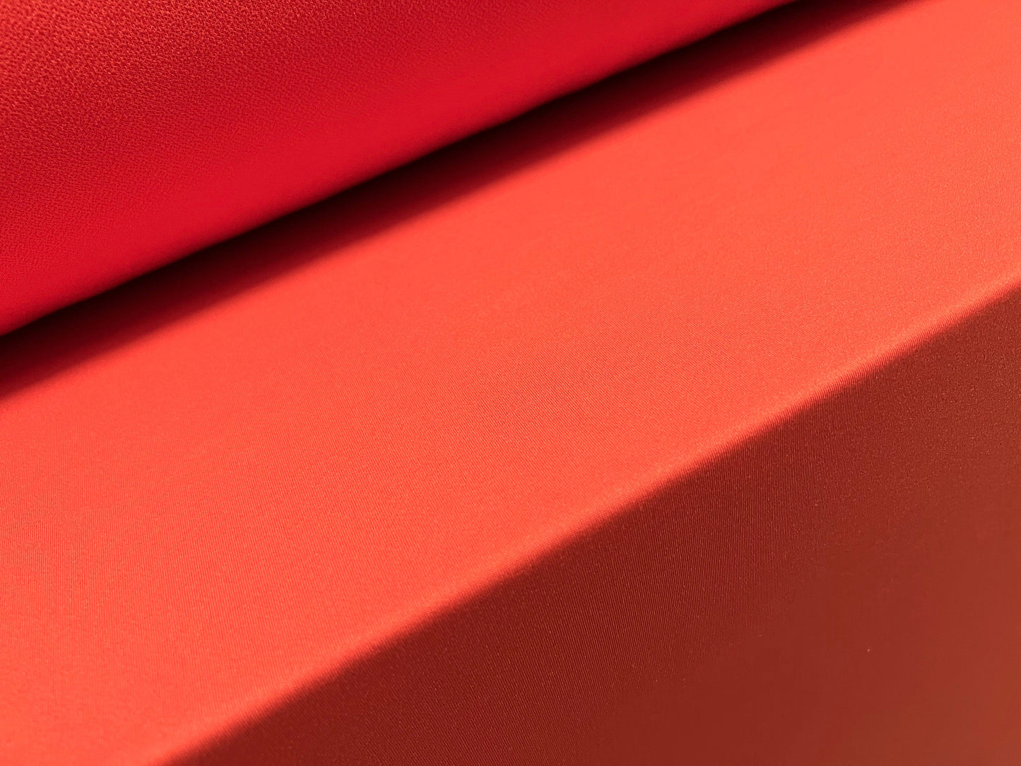 Valentino crepe spandex jersey fabric - similar to scuba - per metre - orange