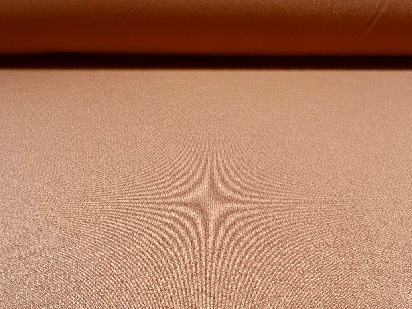 Spandex crepe single jersey stretch fabric, per metre - plain - clay