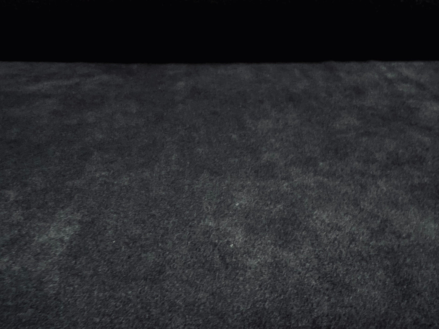 Heavyweight, super soft lambskin polar fleece fabric, per metre - plain - black