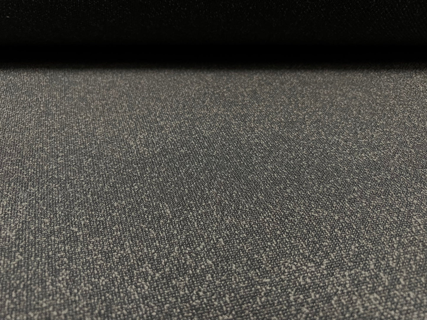 Bouclé textured stretch spandex suiting fabric, per metre - grey