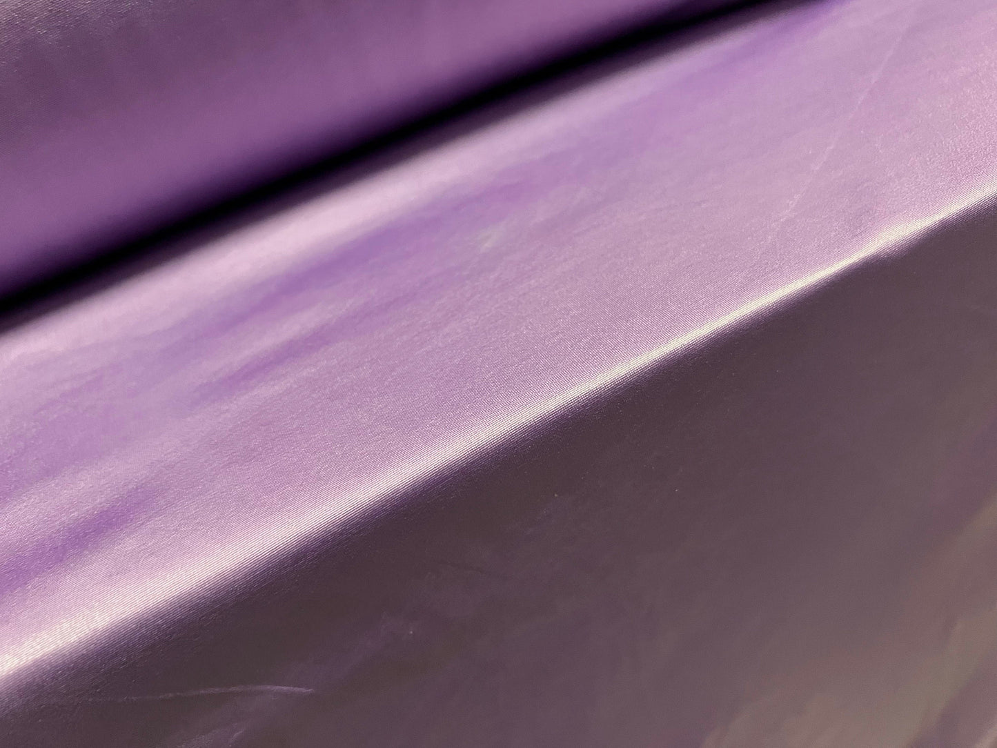 Wet look p.u. Coated stretch spandex single jersey fabric, per metre - plain - lilac