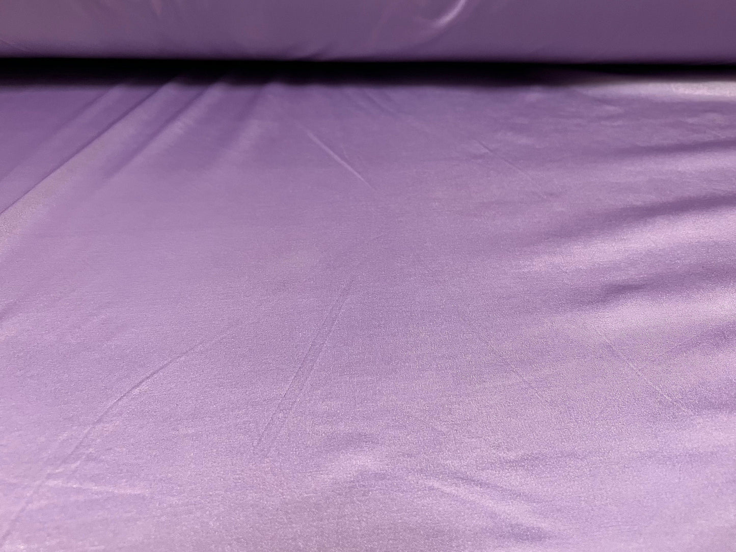 Wet look p.u. Coated stretch spandex single jersey fabric, per metre - plain - lilac