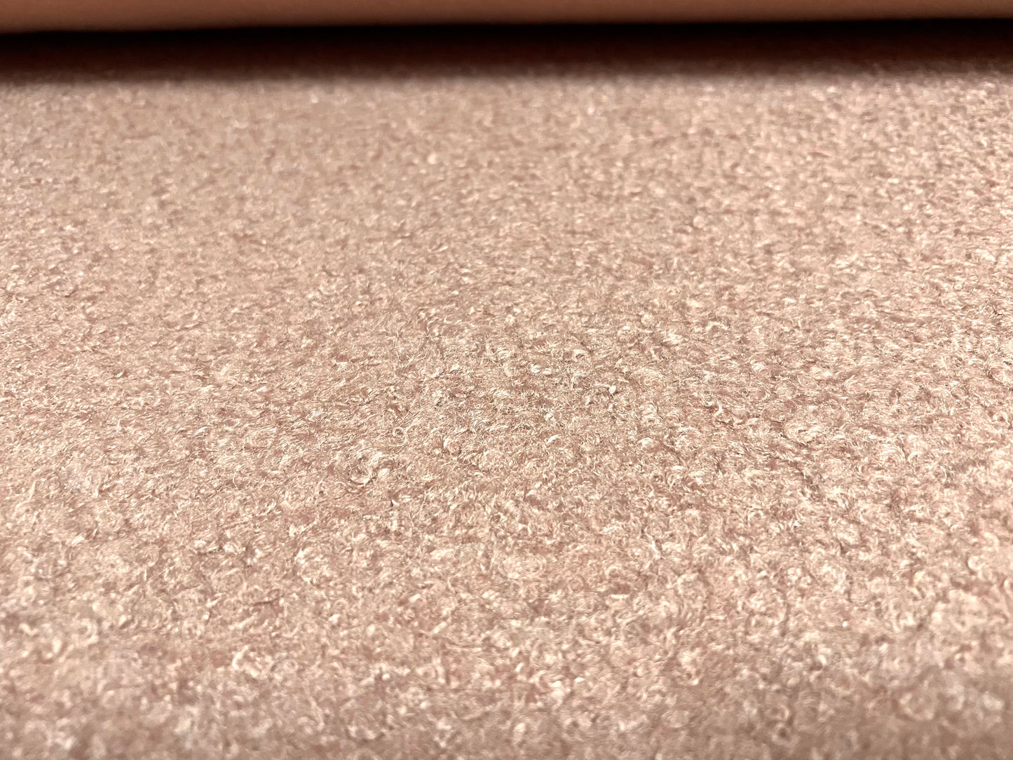 Bouclé knit heavyweight coat jacket fabric, per metre - plain - nude