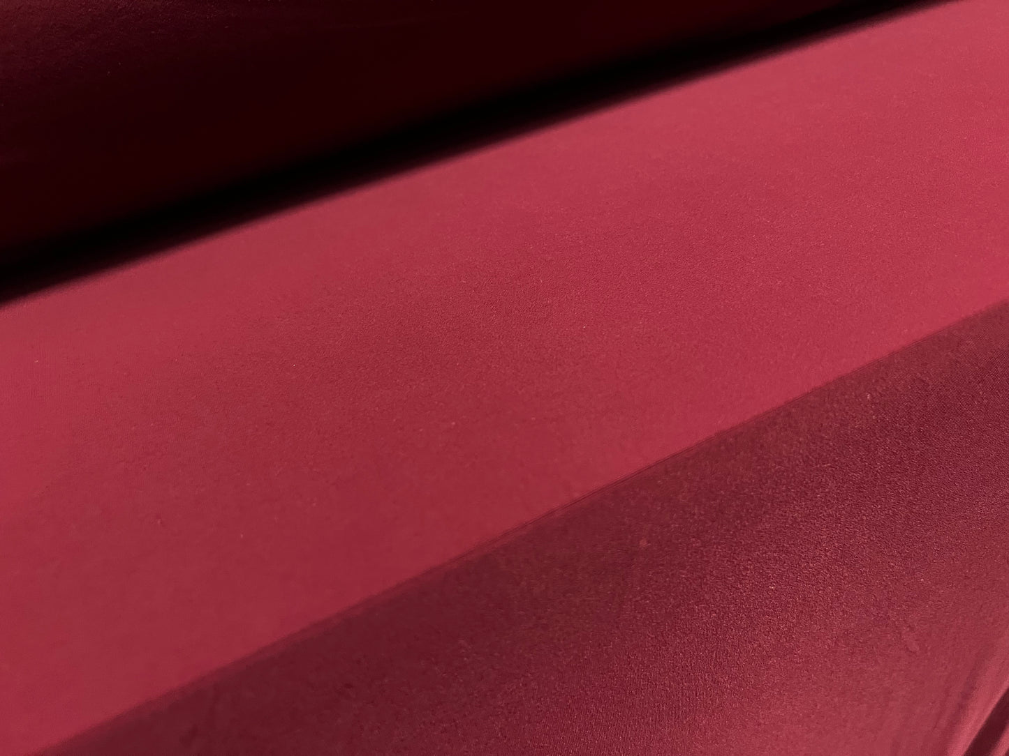 Soft touch stretch spandex single jersey fabric, per metre - plain - maroon