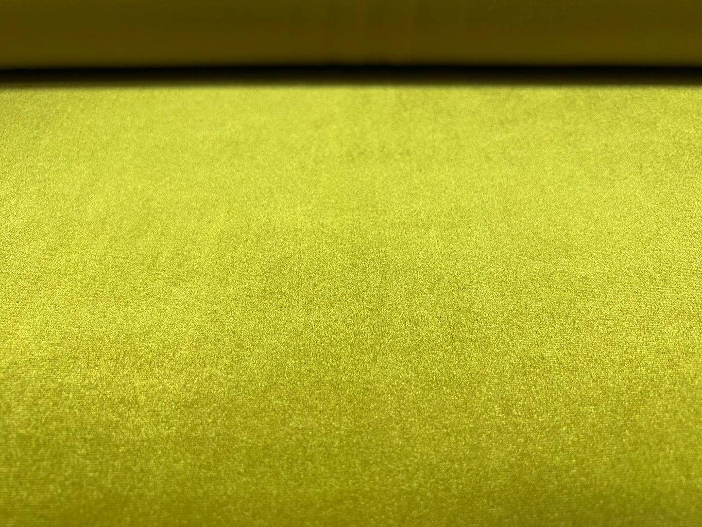 Spandex velvet stretch dress fabric, per metre - plain - chartreuse