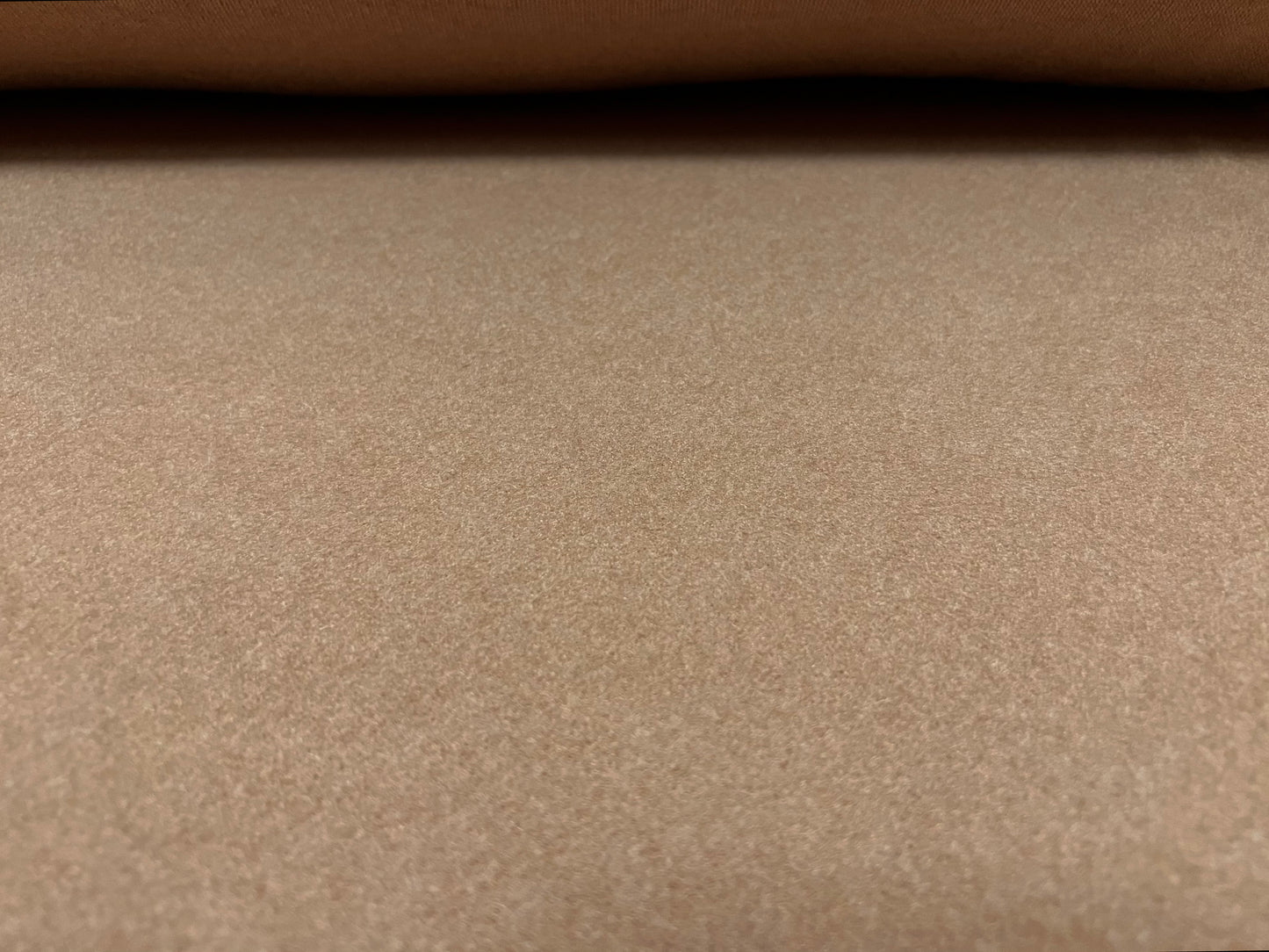 Vegan wool heavyweight flannel fabric, per metre - plain - sand