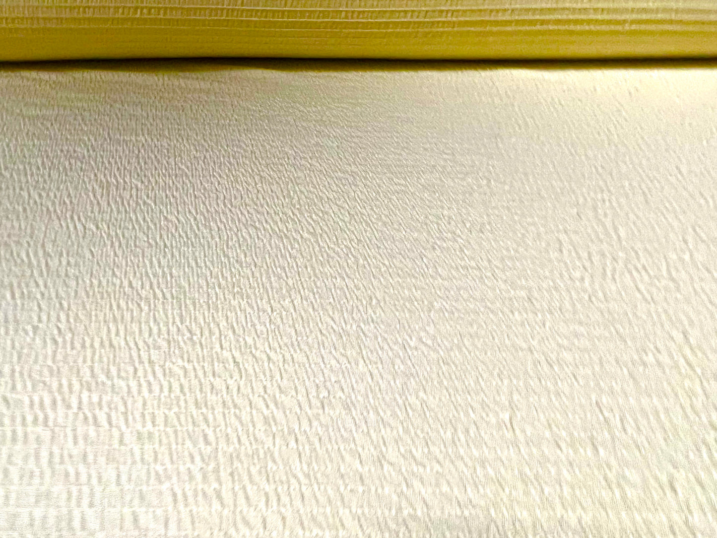 Sheared bodycon stretch spandex jersey fabric, per metre - plain - buttermilk