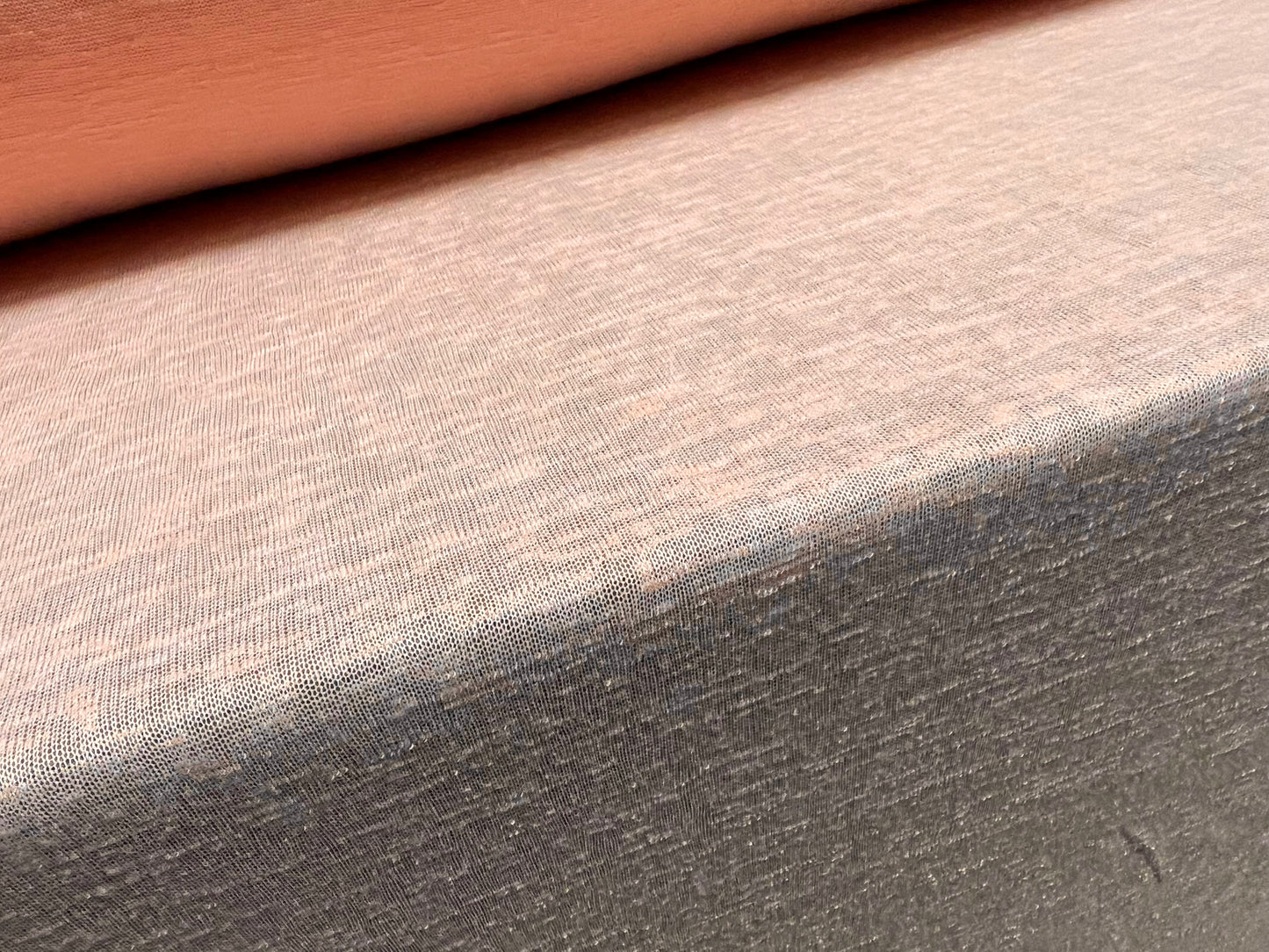 Thick & thin stretch spandex single jersey fashion fabric, per metre - plain - pink