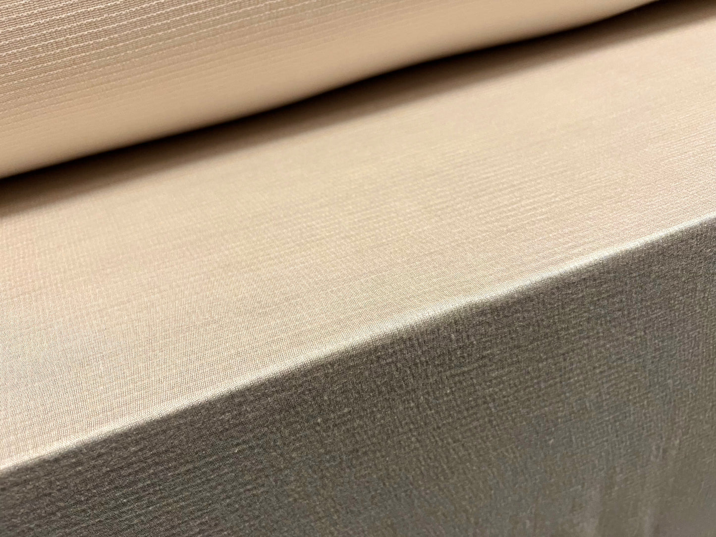 Cheesecloth single jersey fashion fabric, per metre - plain - cream